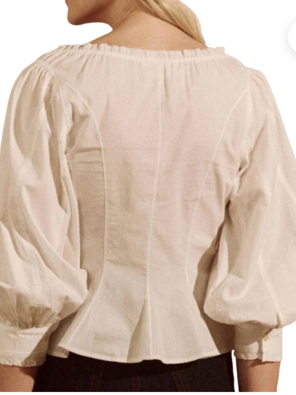 The Great THE HAVEN TOP IN TRUE WHITE Size 1 - Picture 3 of 6